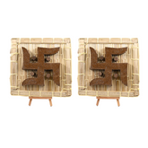 Swastik Wall Hanging Frame - Pack of 2